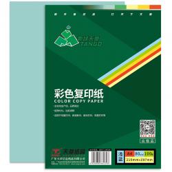 天章(TANGO) 新绿天章 80g A4 浅蓝色复印纸 100张