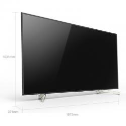 索尼（SONY） KD-75X8500F 电视机75寸 4K HDR图像处理芯片X1 4K迅锐图像处理引擎PRO 特丽魅彩显示技术 智能电视 搭载安卓7.0系统 二级能效 标配底座 黑色