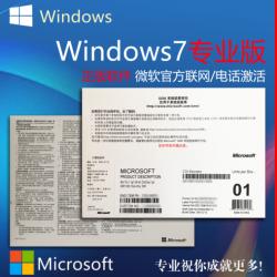 微软 Window 7   V专业版