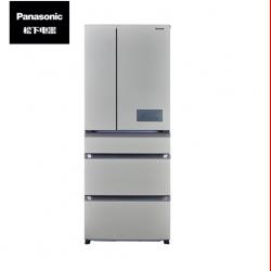 松下(Panasonic)532升 磨砂面板冰箱 全开抽屉 银离子除味 变频无霜风冷大容量多门冰箱 NR-EE53WGB-T 格调灰 